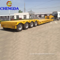 used/new 4 axles low flat bed trailer